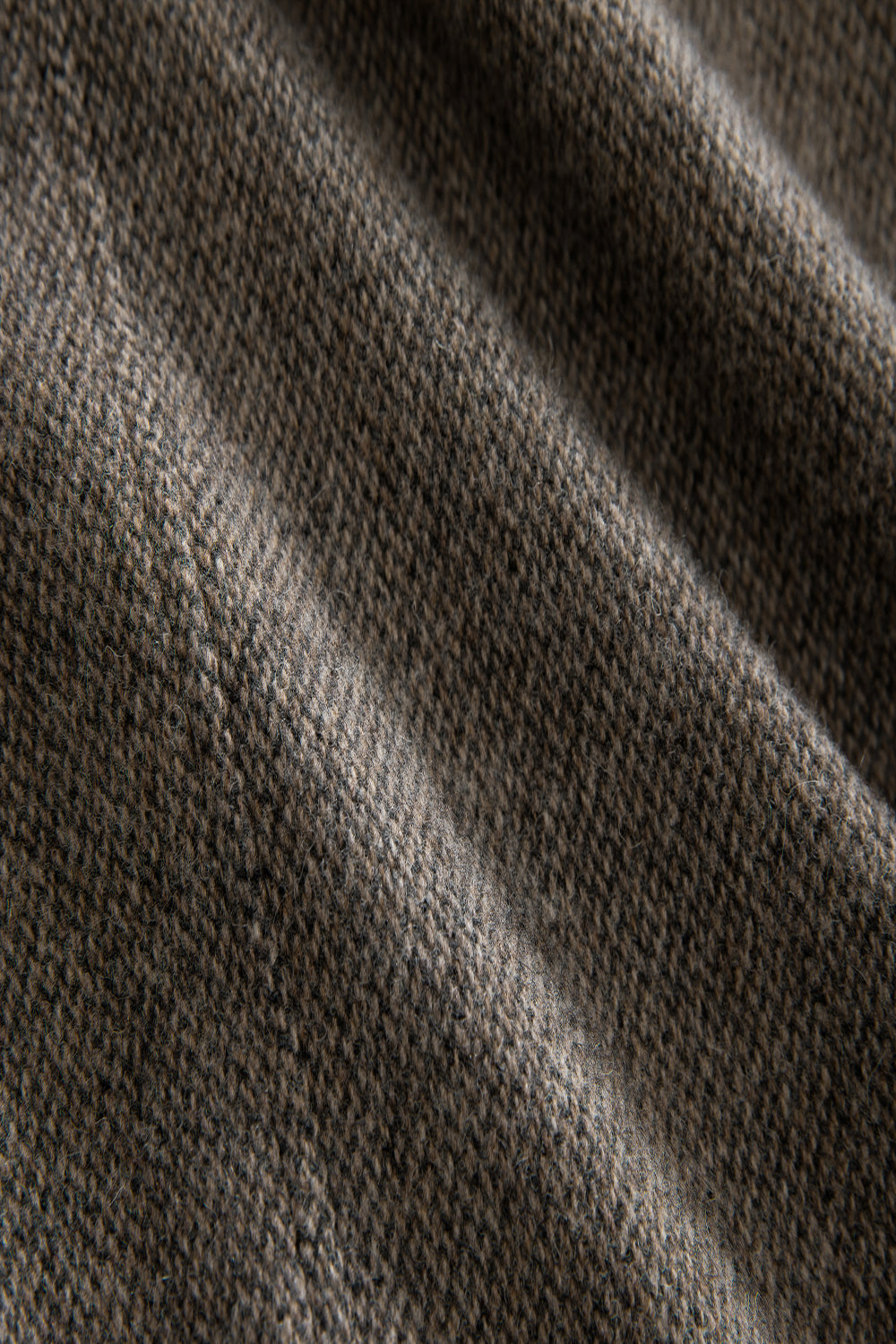 Contrast Collar Wool Jacket