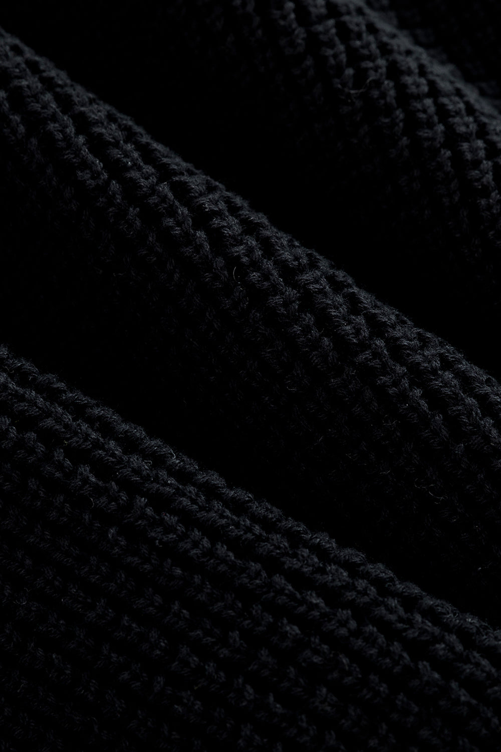 Waffle Knit Zip Hoodie