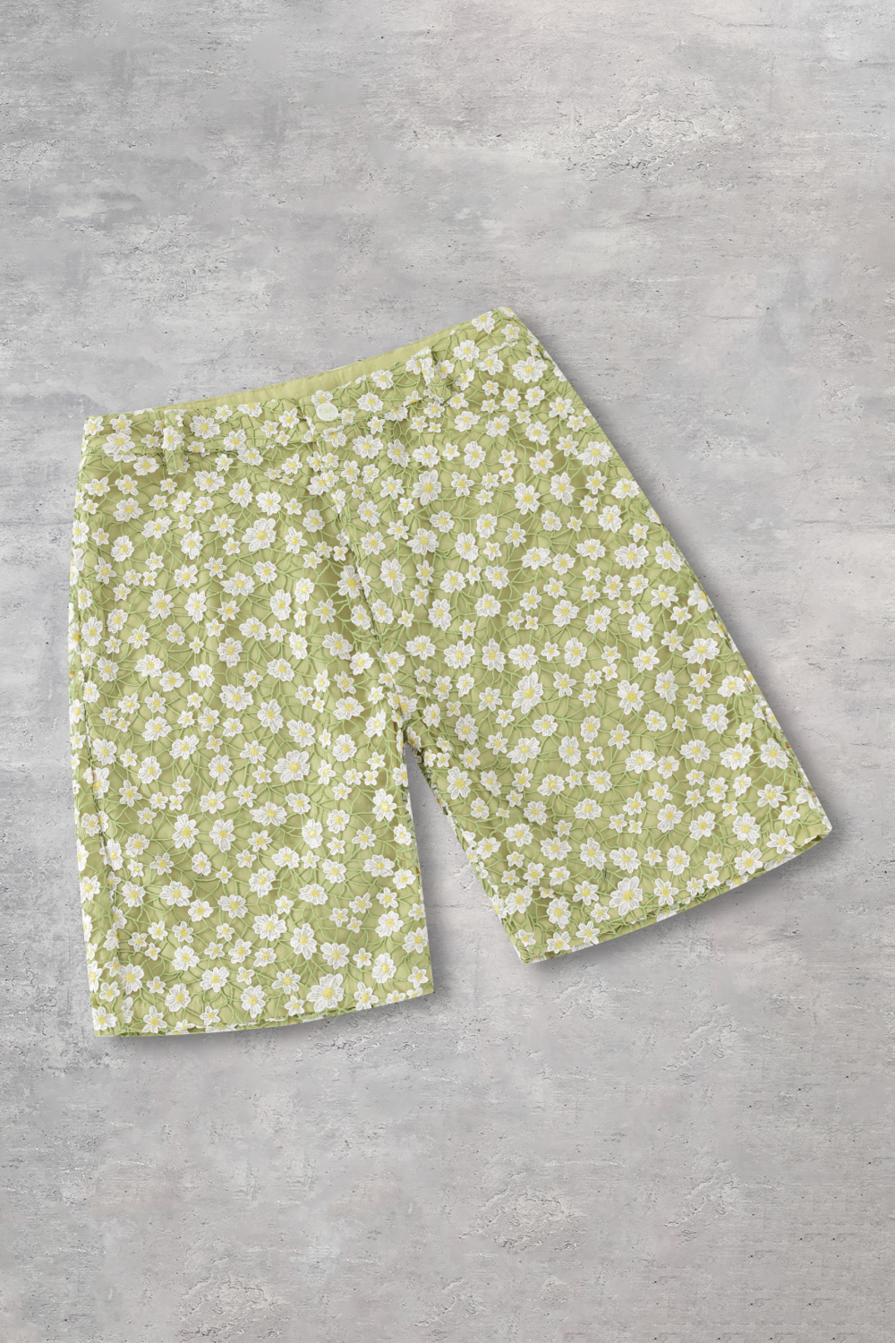 Daisy Bloom Guipure Shorts