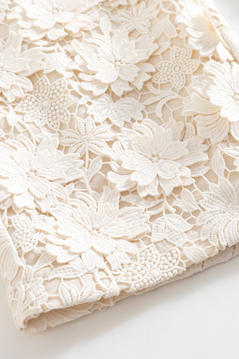 Floral Guipure Pants