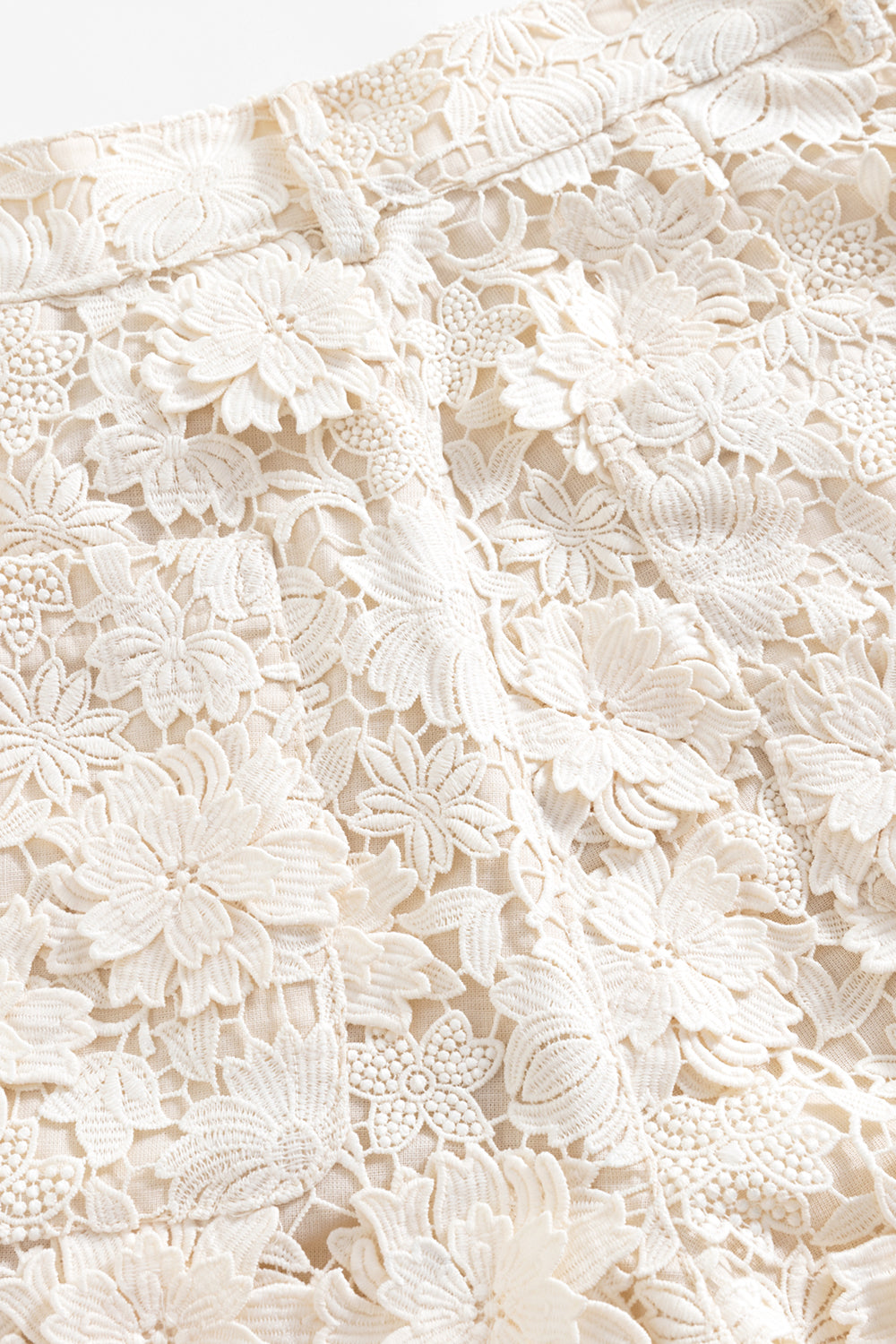 Floral Guipure Pants