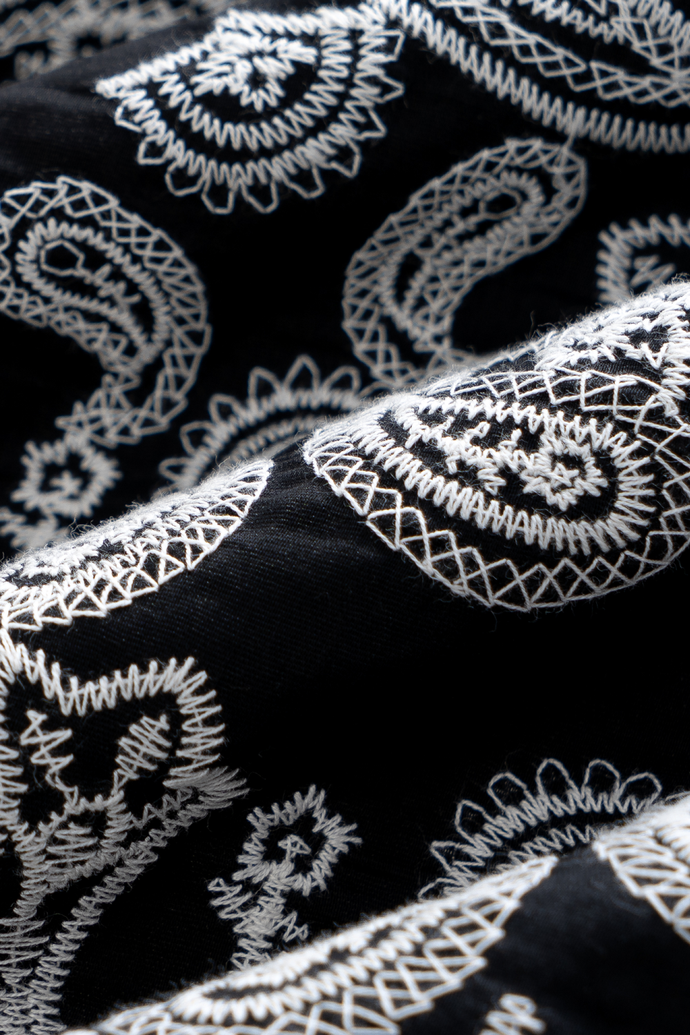 Paisley Embroidery Shirt