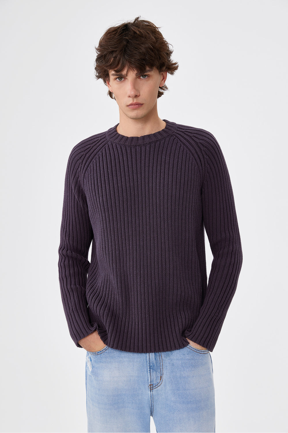 Signature Rib Sweater - Black