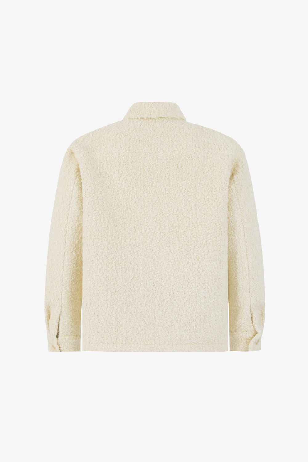 Cream Sherpa Shirt Jacket