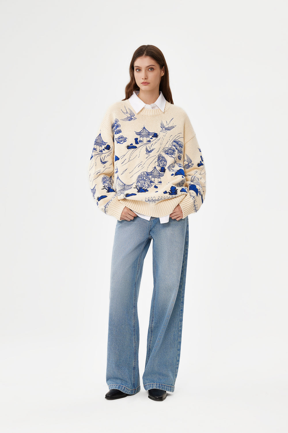 Fine China Sweater