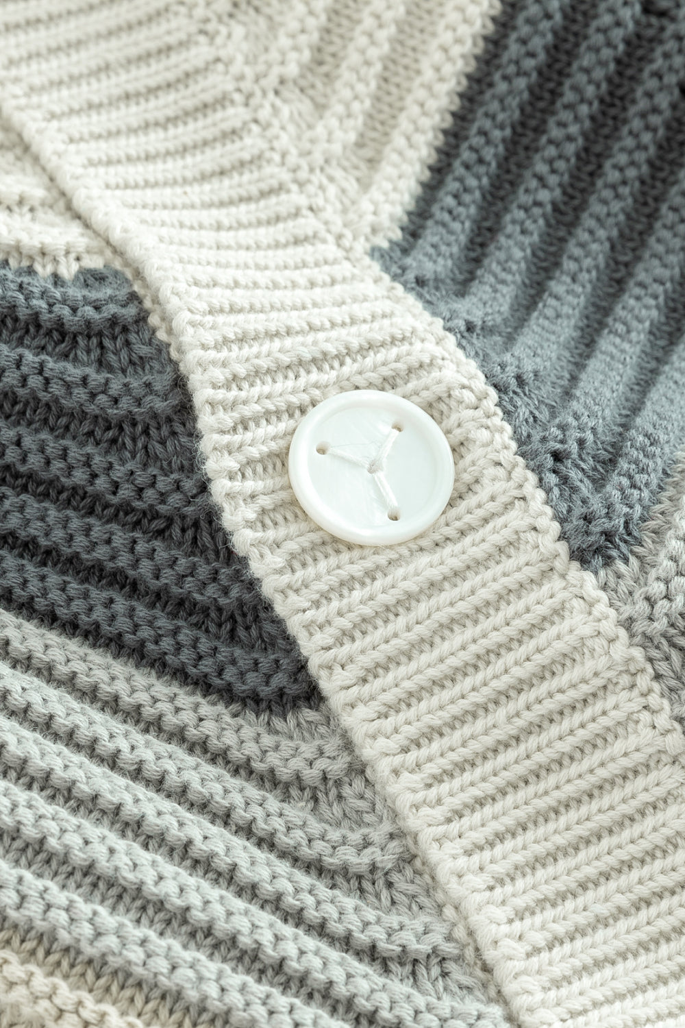 Dusk Wave Crochet Knit Shirt