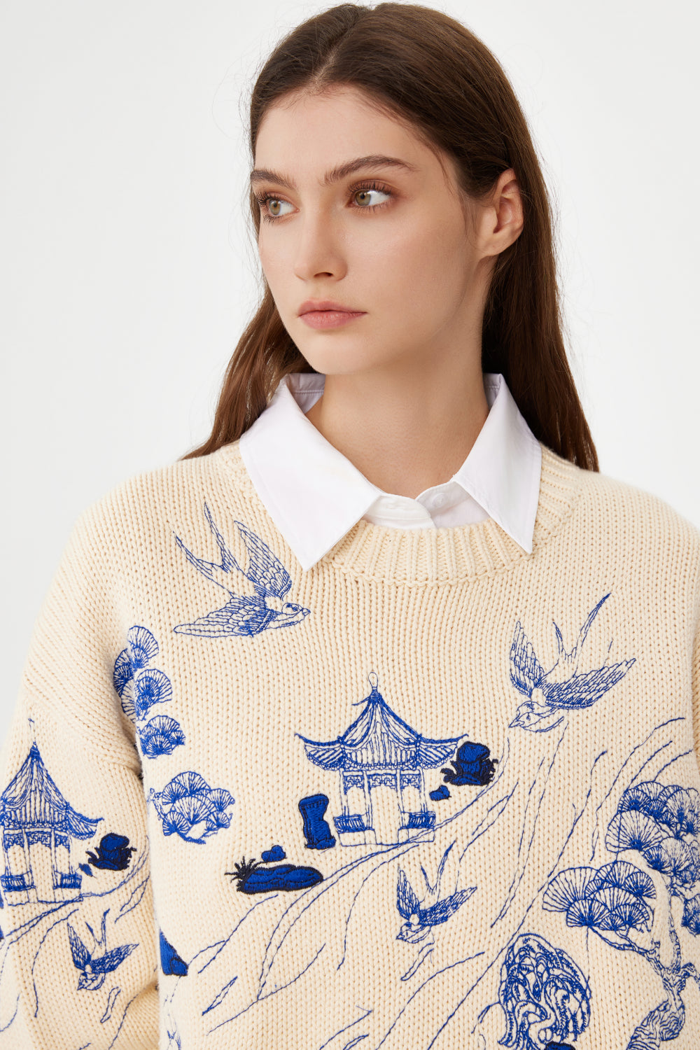 Fine China Sweater