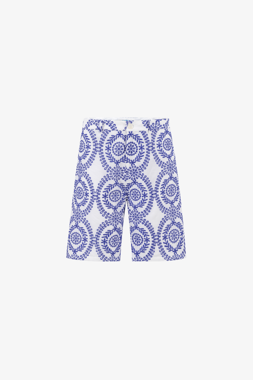 Fine China Embroidery Shorts