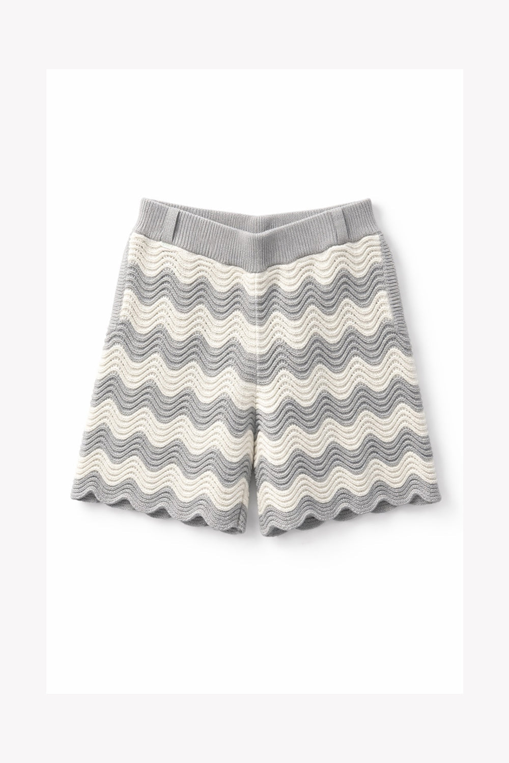 Shale Stitch Shorts Grey - Sample Sale Piece