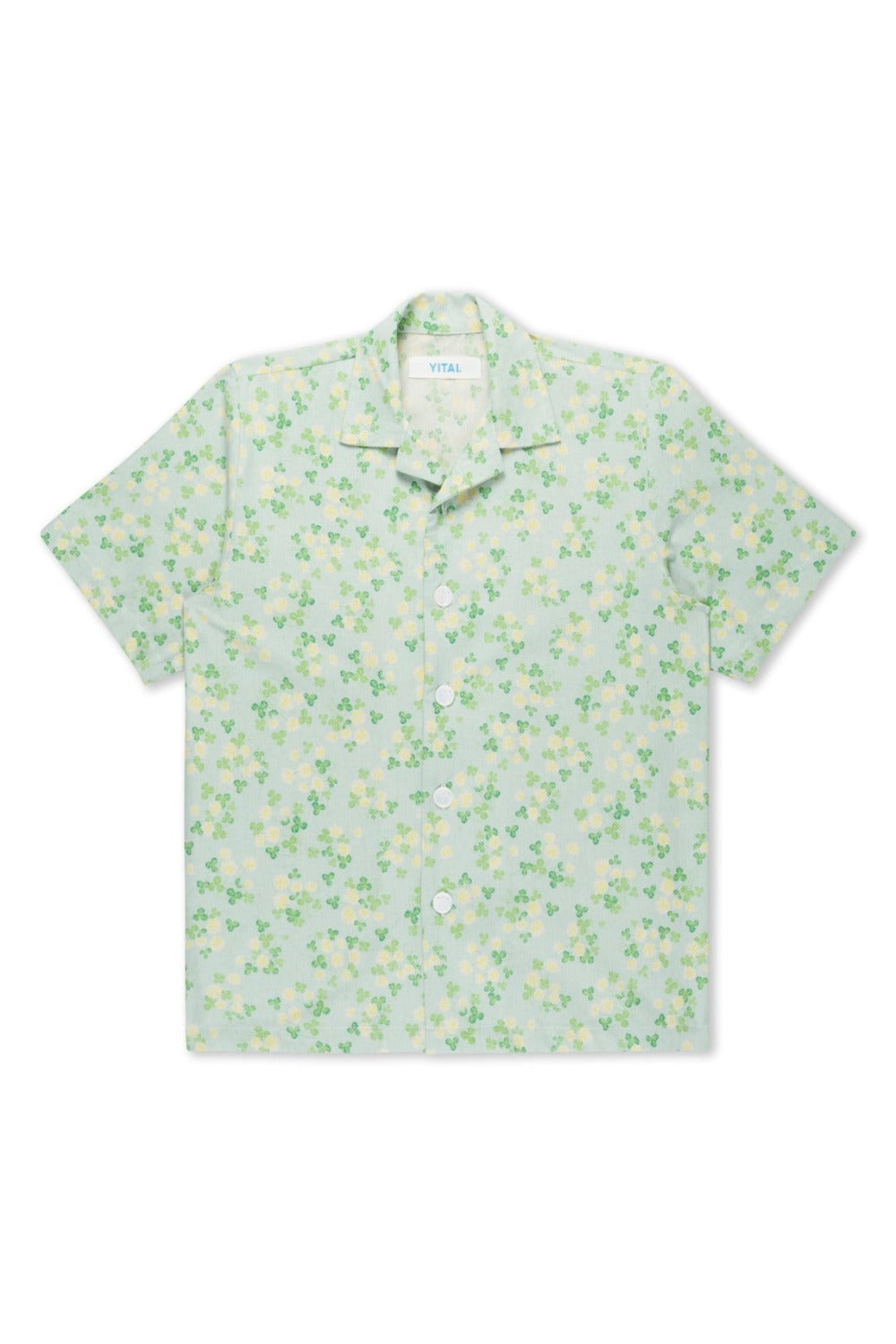 Linen Spring Bouquet Button-Up