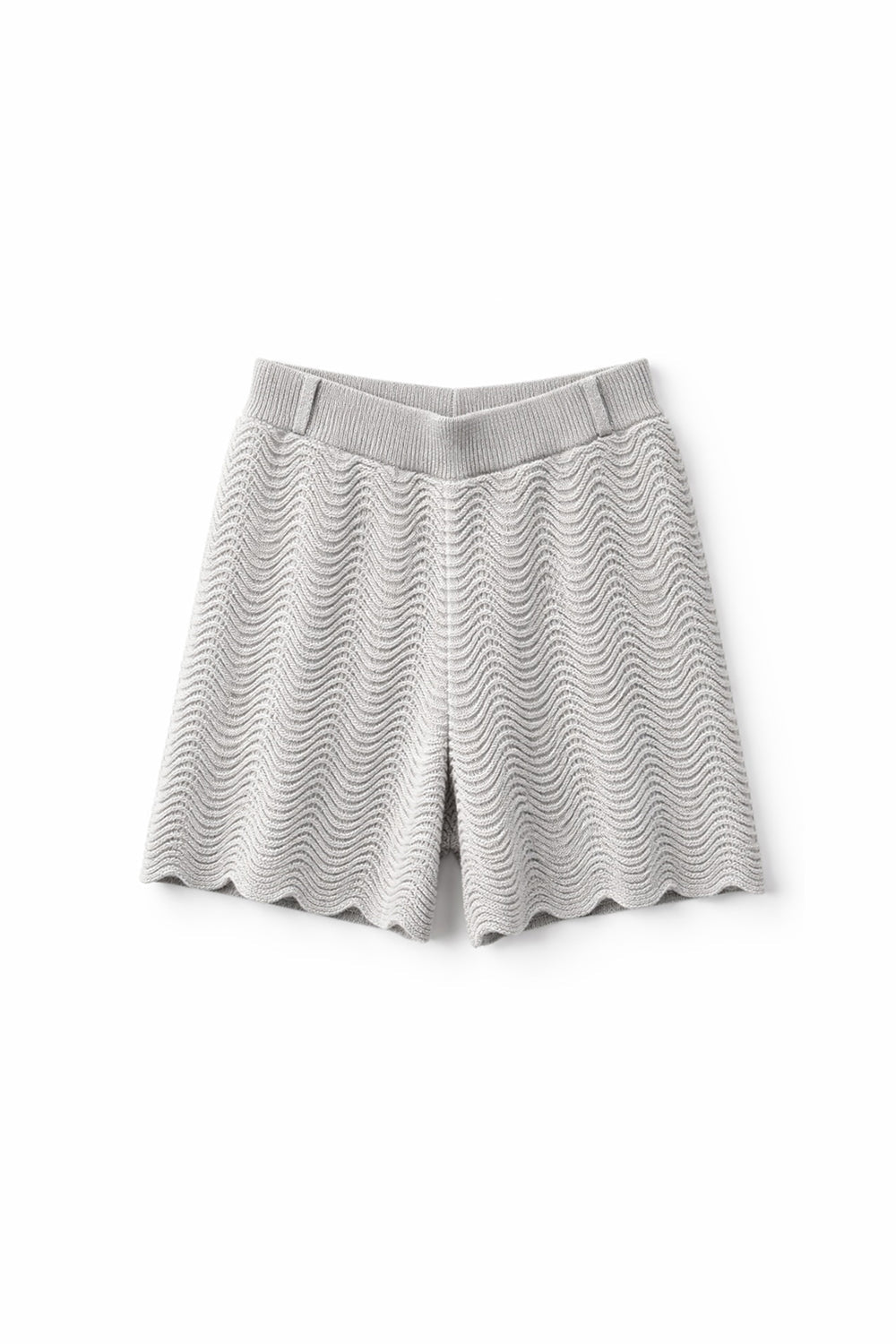 Shale Stitch Shorts Pure Gery - Sample Sale Piece