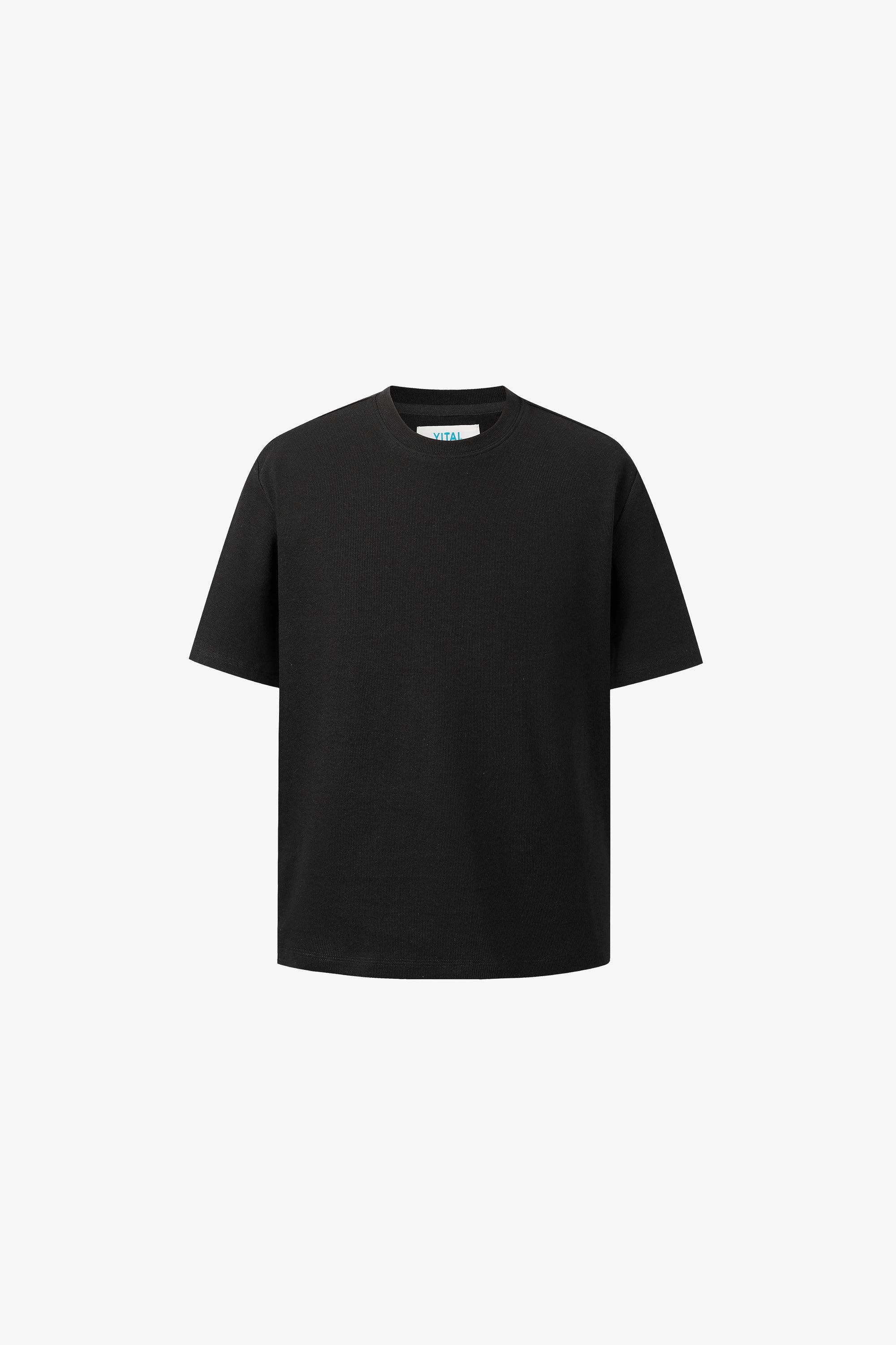 Rib Tee - Black