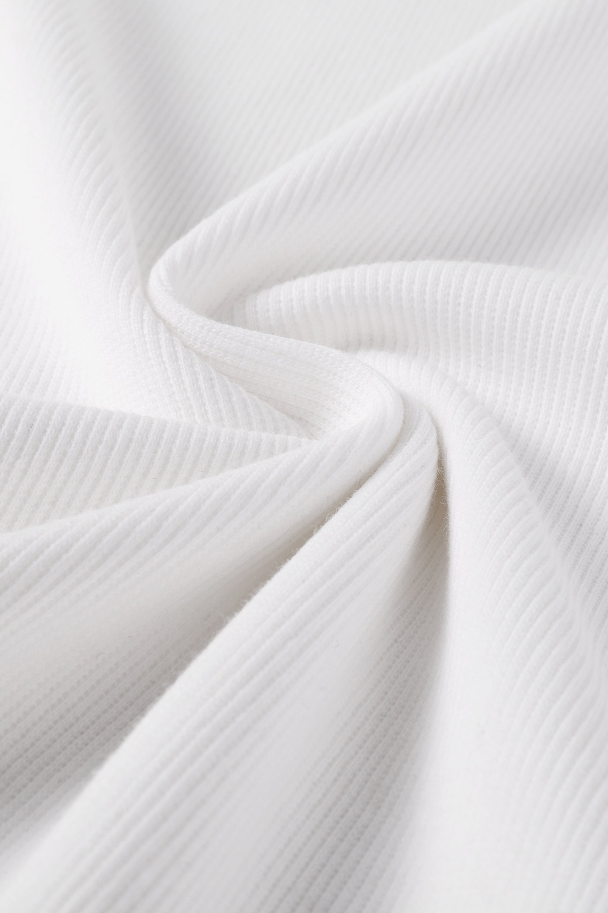 Rib Tee - White