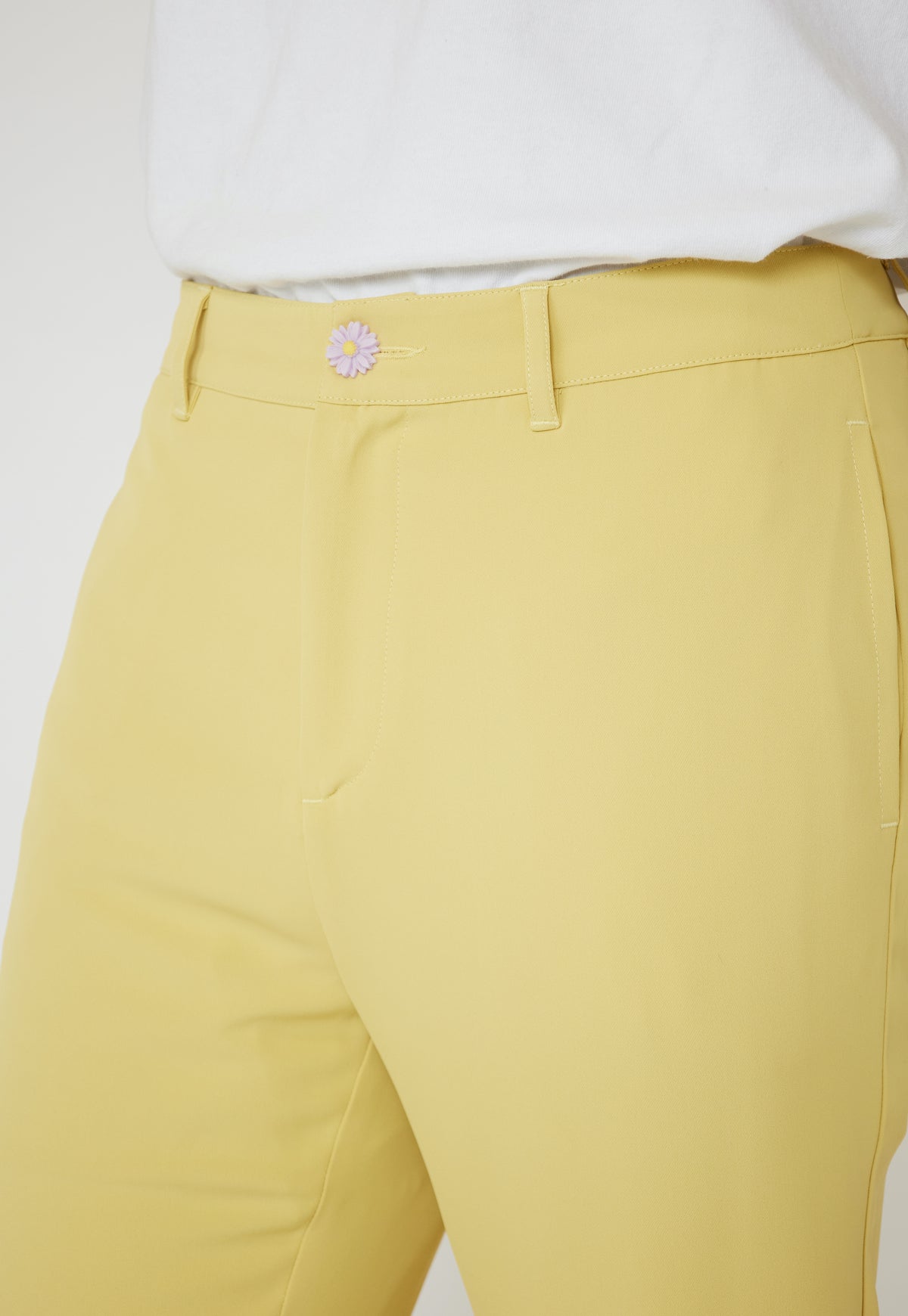 Banana Cream Flared Trousers