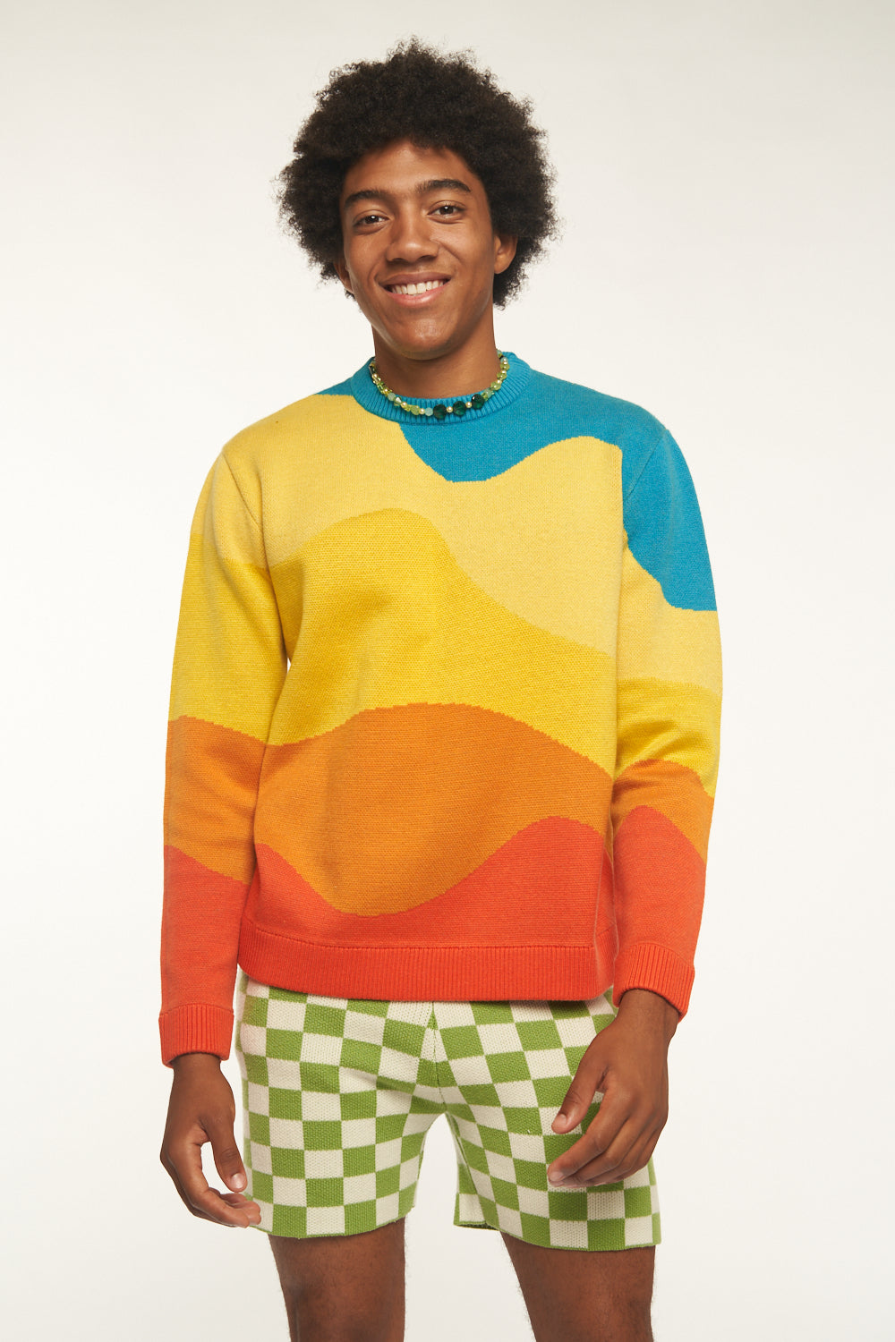 Sunset Waves Knit Jumper