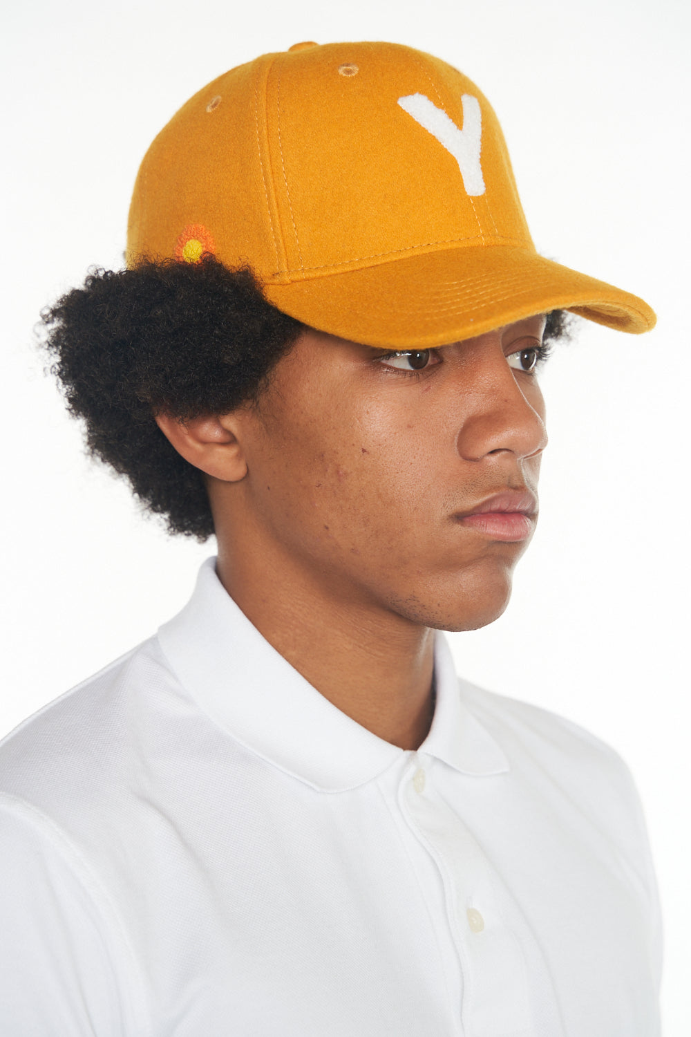 Marigold Letterman Hat