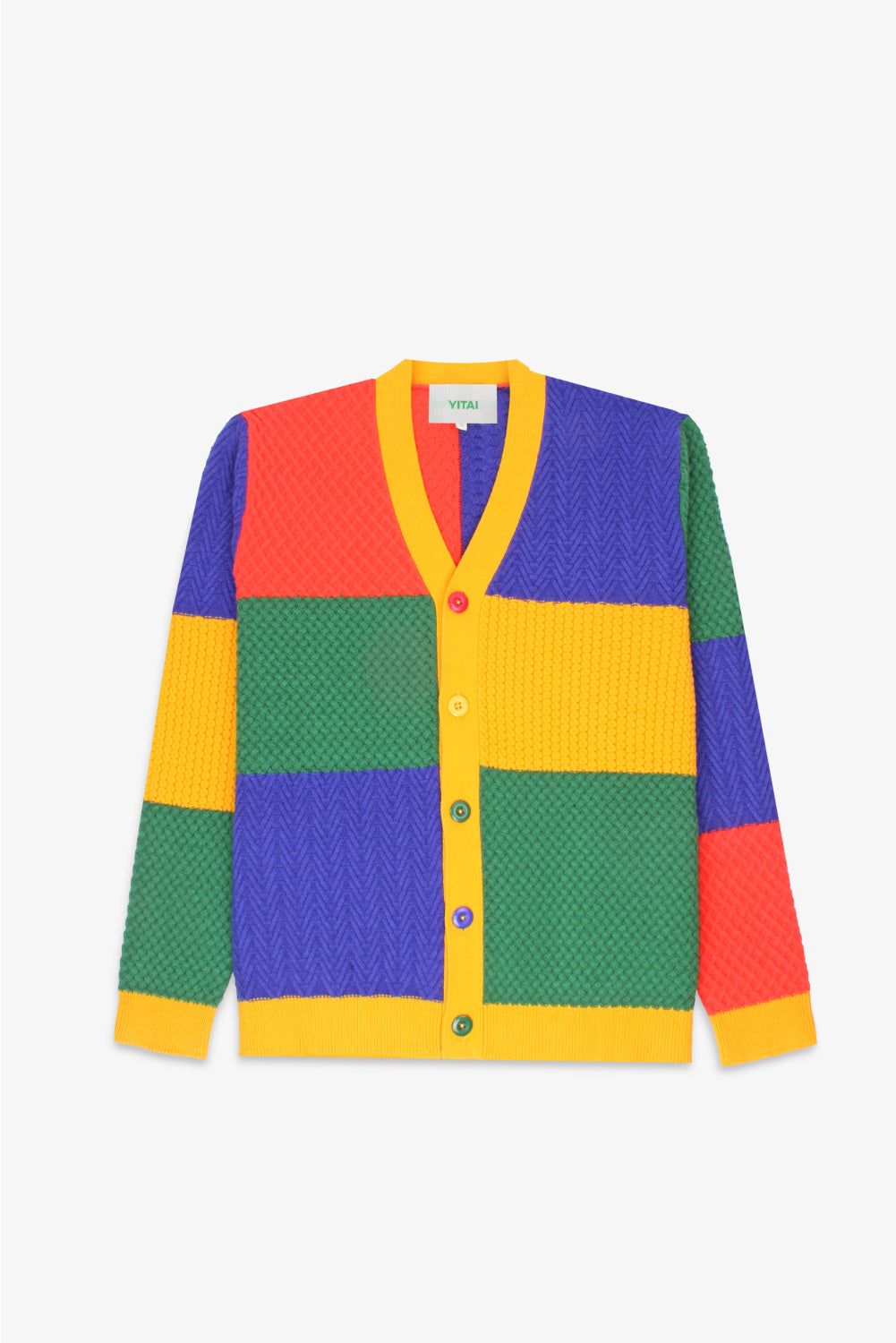 Patchwork Cable Cardigan