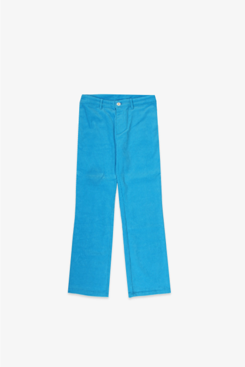 Capri Blue Flared Corduroy Trousers