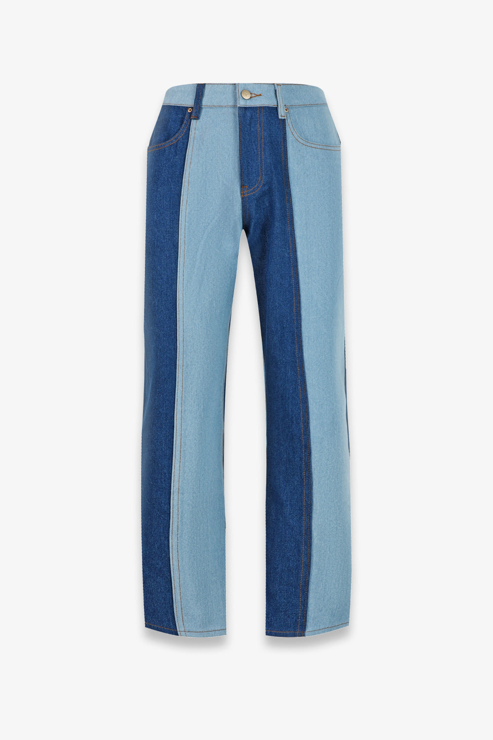 Patchwork Denim Pants