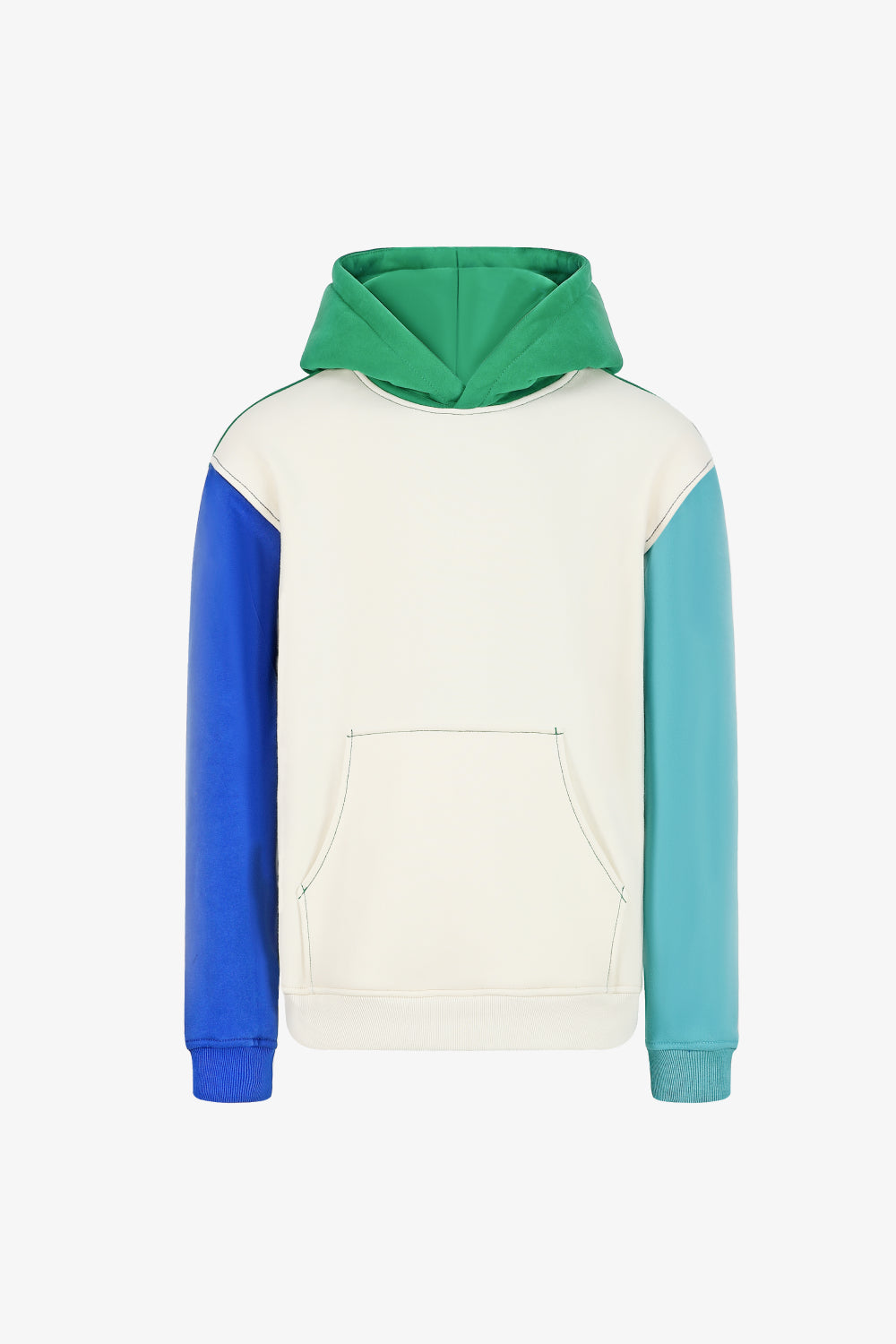 Colorblock Contrast Hoodie