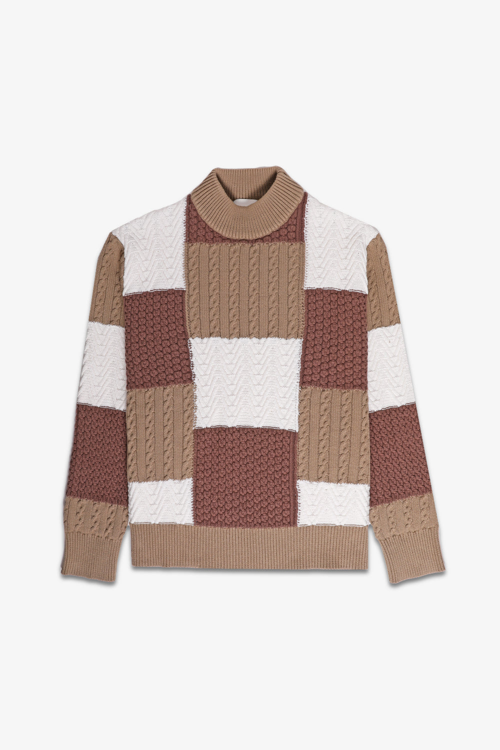 Patchwork Cablelink Sweater