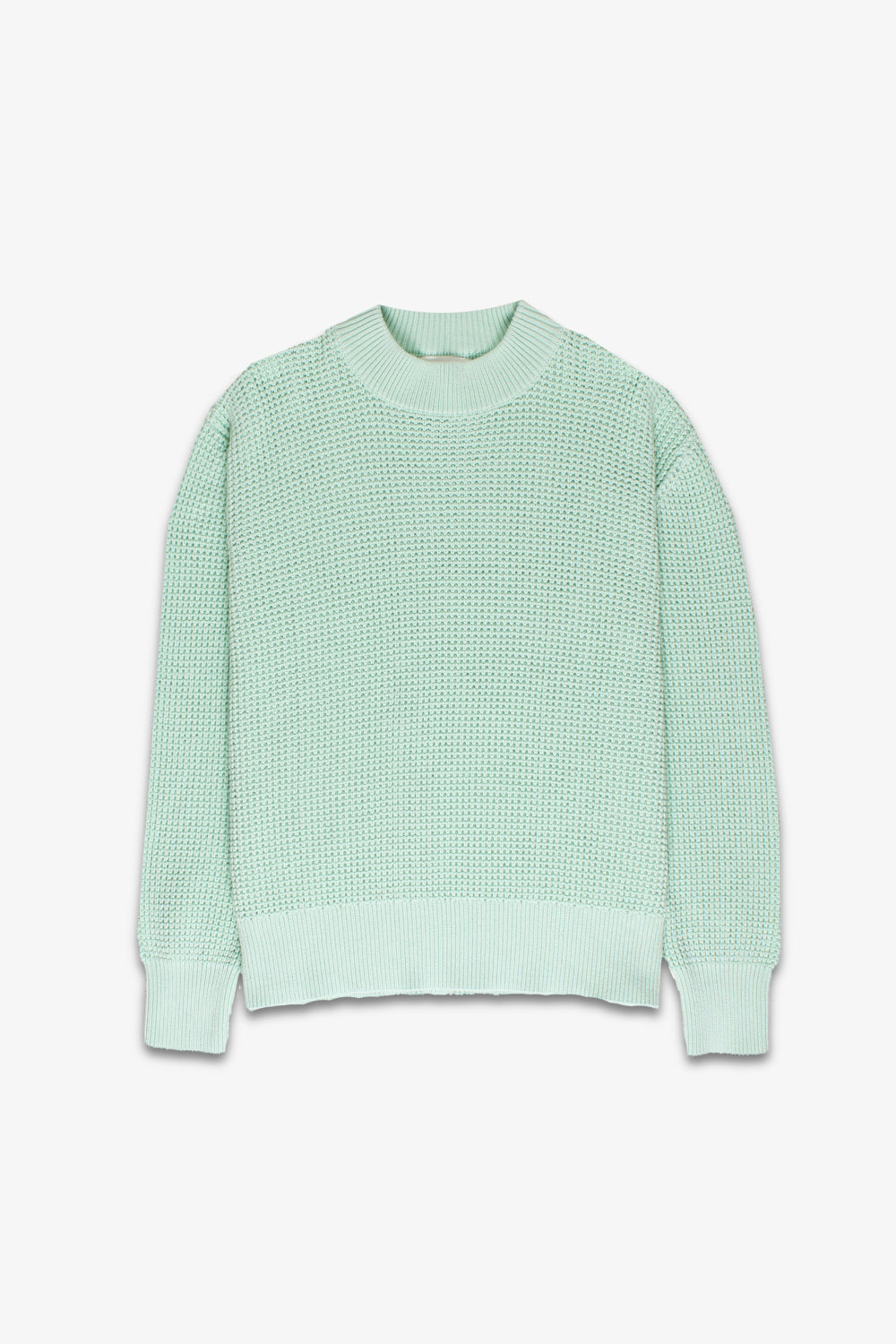 Mint Waffle Sweater