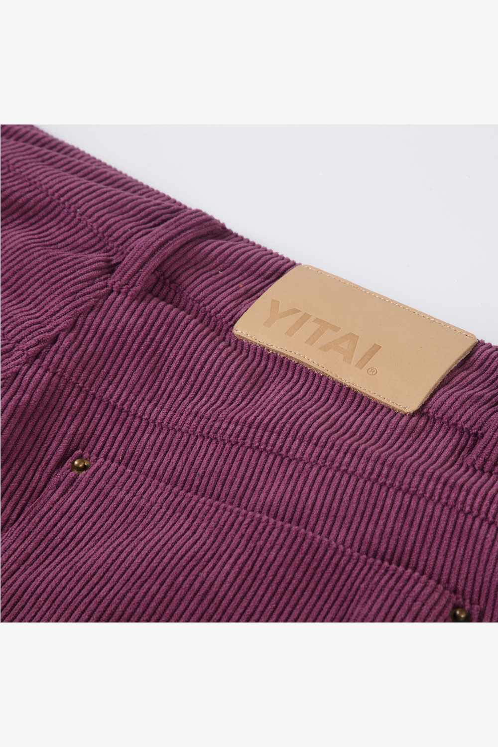 Mauve Corduroy Carpenter Pants