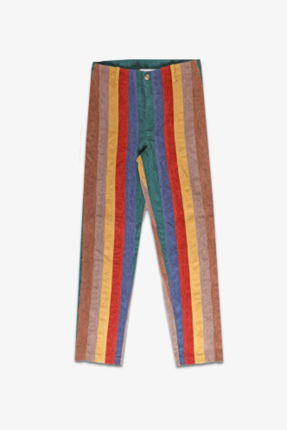 Vertical Panel Corduroy Pants