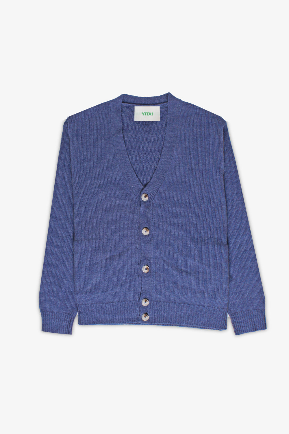 Blue Wool Cardigan