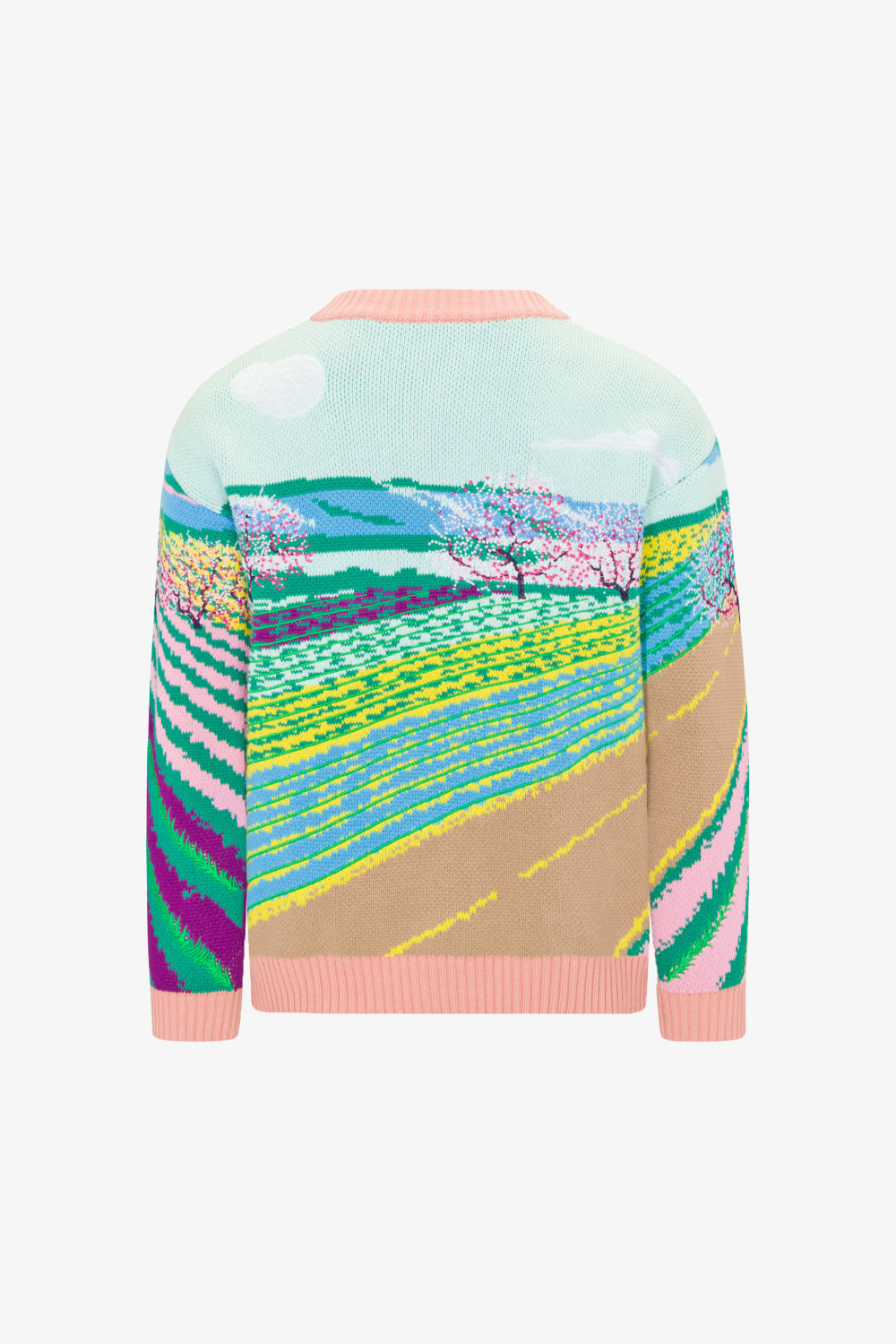 Sakura Embroidery Sweater