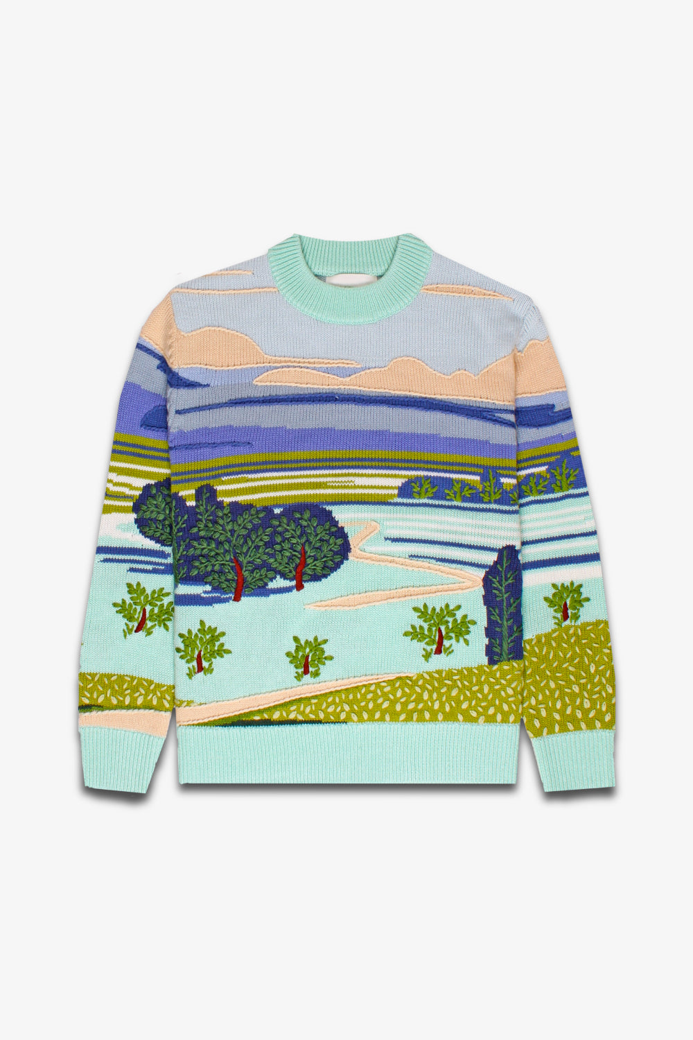 Spring Canyon Hand Embroidery Sweater