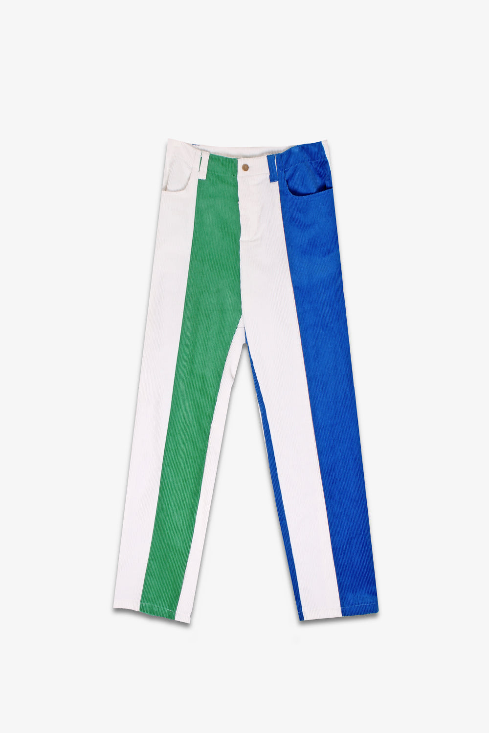 Colorblock Corduroy Pants