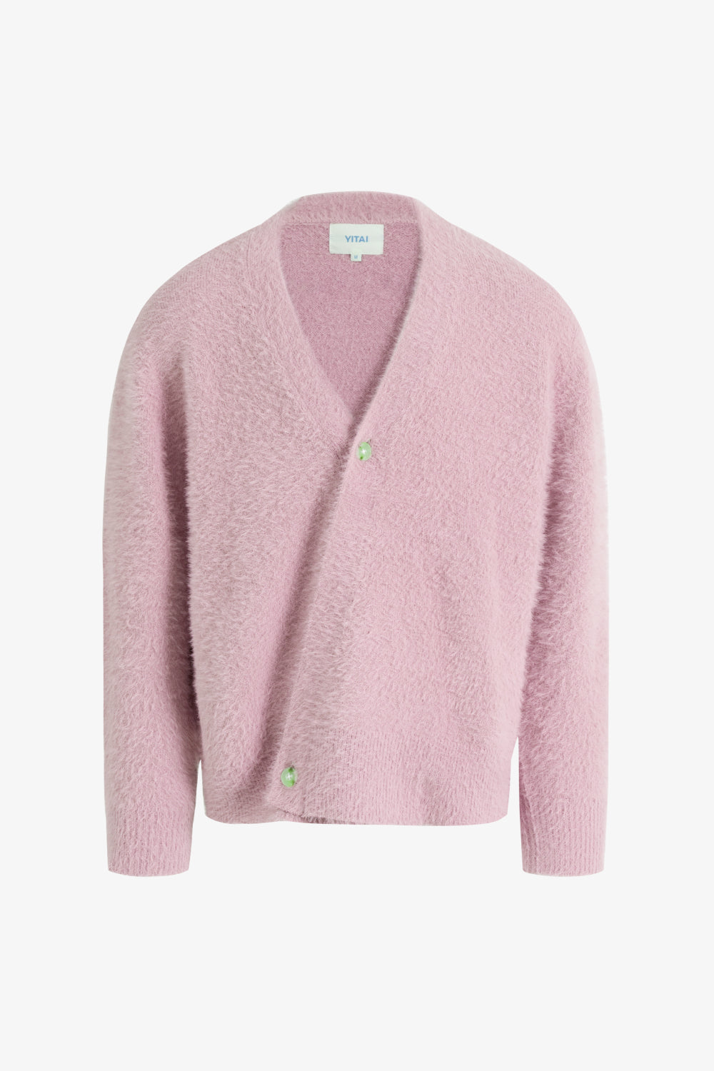 Pink Mohair Cardigan