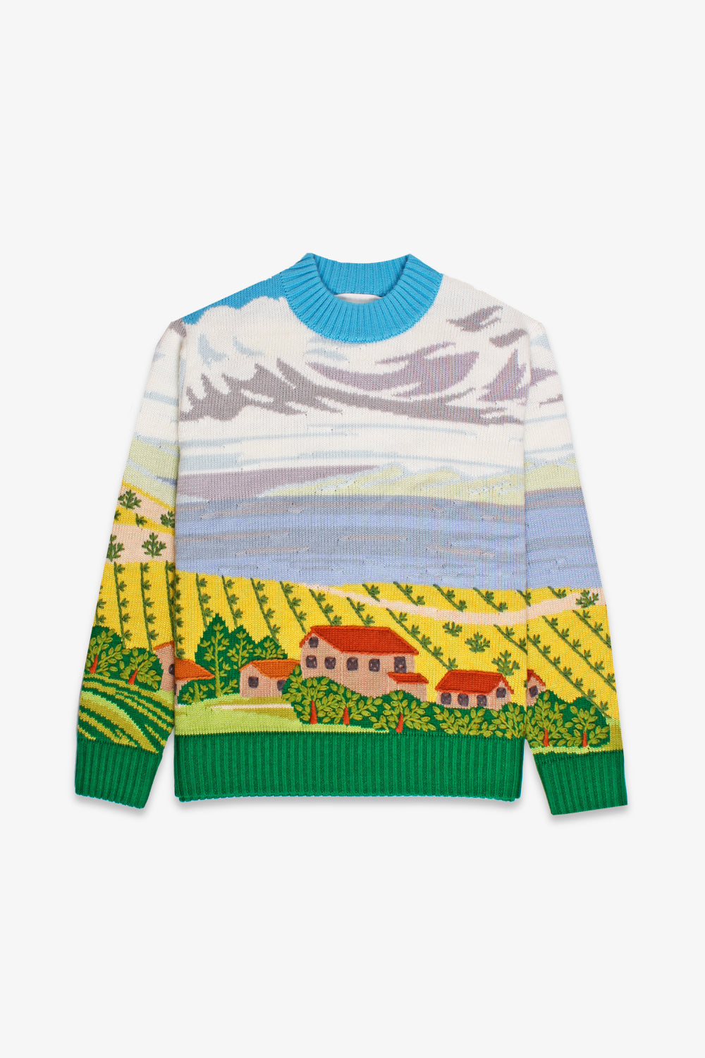 Verano En Tierra Hand Embroidery Sweater