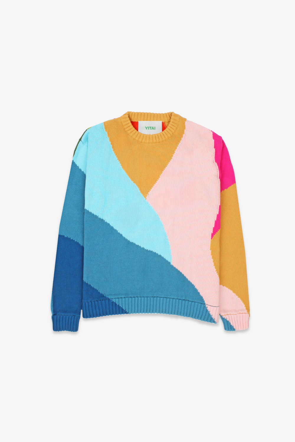 Layered Terrain Knitted Crewneck