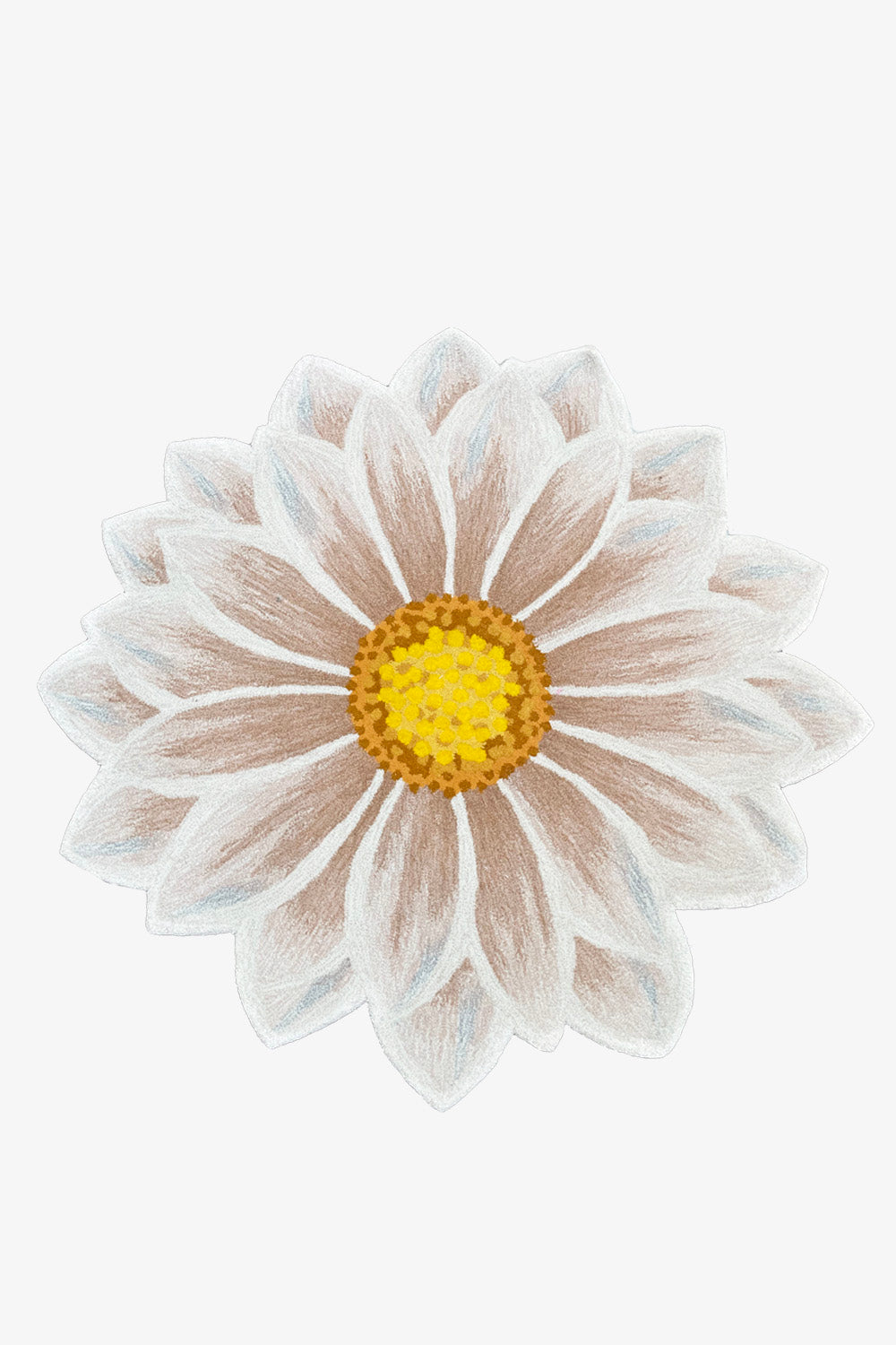 White Daisy Rug