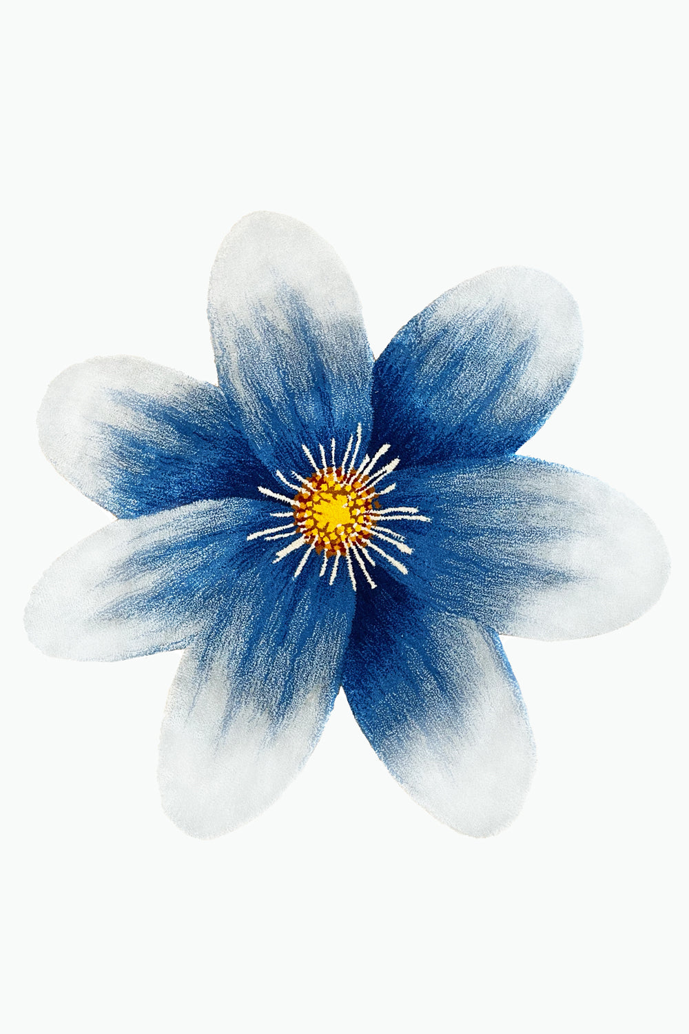 Blue Daisy Rug