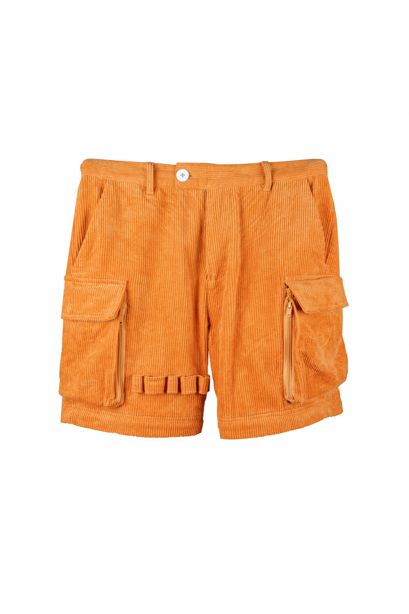 Upgraded with an improved corduroy fabric in apricot brown and better sizing. These pants are adaptable for year-round wear, these utility pants are built from a functional corduroy fabric with fair stretch. Its construction is secured with stitched panels and it's made with plenty of utilitarian appeal with multiple pockets. These trousers are competent for any season as it's zipper-adjustable and can be transformed into a pair of shorts when the temperature rises.