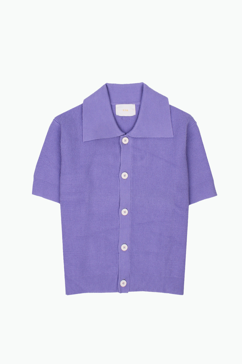 Solid Lavender Short Sleeve Cardigan