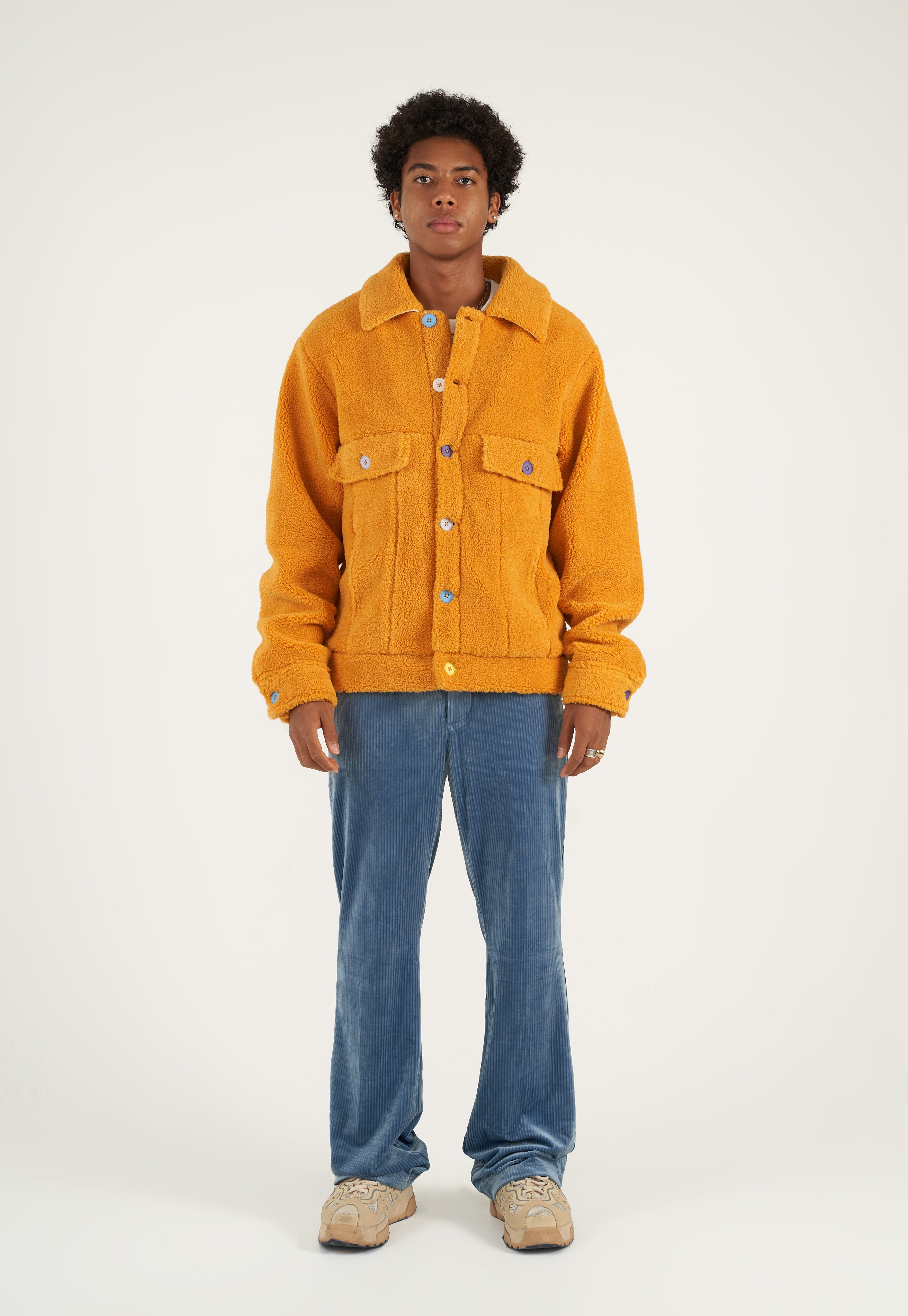 Marigold Sherpa Fleece Jacket