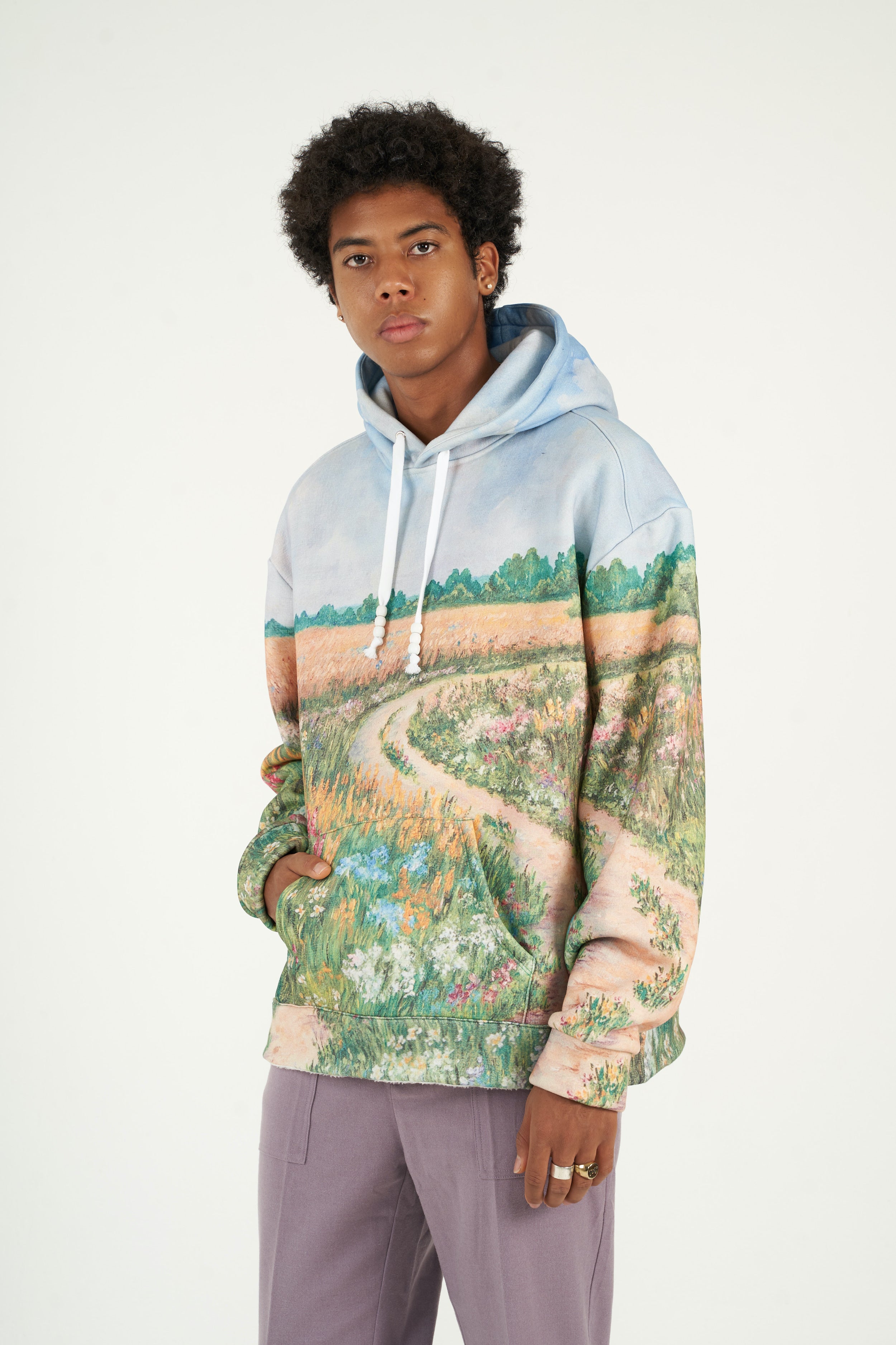 Summerfield Brushed Fleece Hooded Sweatshirt